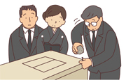 くぎ打ちの儀式